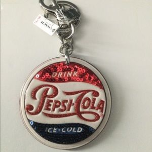 Coach keychain, Pepsi cola new